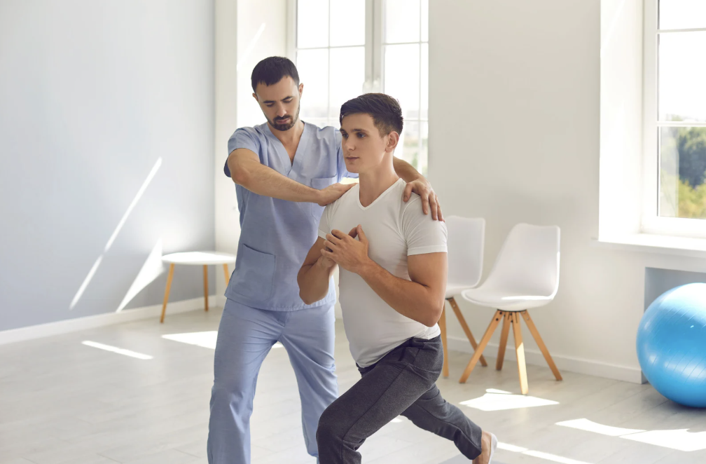 理学療法士のトレーナーのレッスン